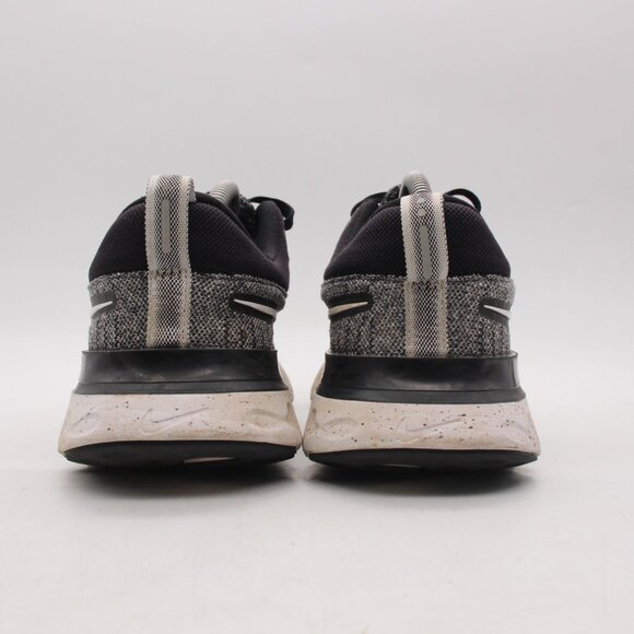 Nike React Infinity Run Flyknit 2 Men's Size 9 Black Gray Athletic CT2357-101 - Picture 5 of 9